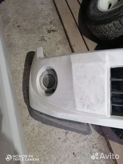 Передний бампер Pajero 4