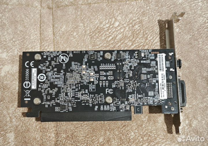 Видеокарта GeForce 1030 GT 1030 LP