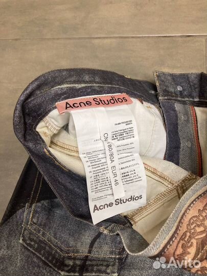 Новые джинсы Acne studios широкие