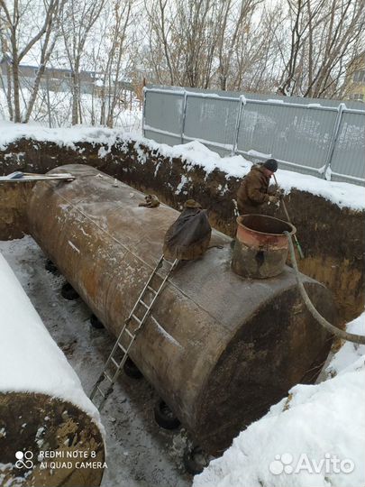 Зачистка пропарка резервуаров емкостей АЗС