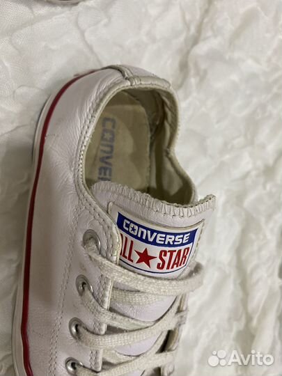 Кеды converse кожаные