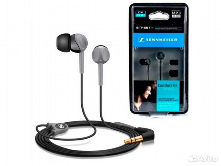 Наушники Sennheiser CX 200 Street II Новые Черный