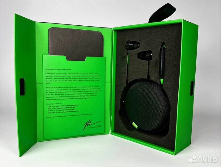 Наушники Razer Hammerhead Pro v2