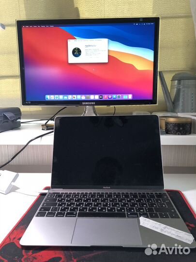 Дефектный macbook 12 retina a1534