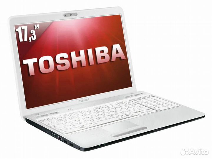 Toshiba белый мощный 17,3 дюймов