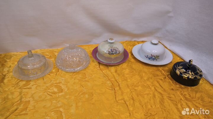 Маслёнка хрусталь ГДР