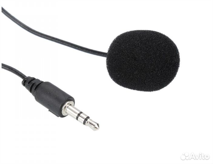 Петличный микрофон 3,5мм 3 pin для фото аудио