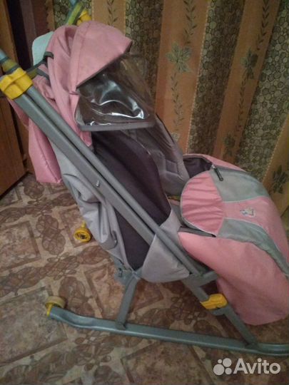 Санки-коляска