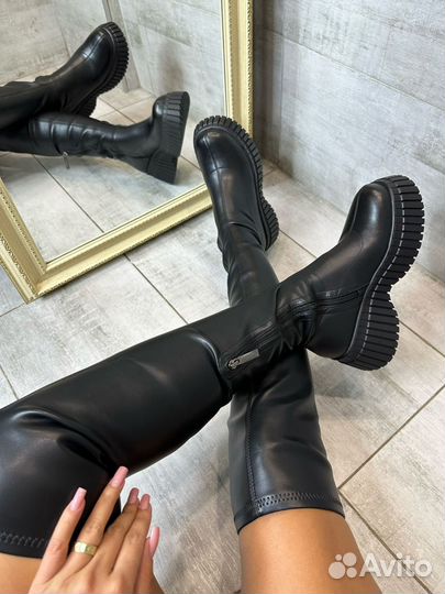 Ботфорты женские демисезонные