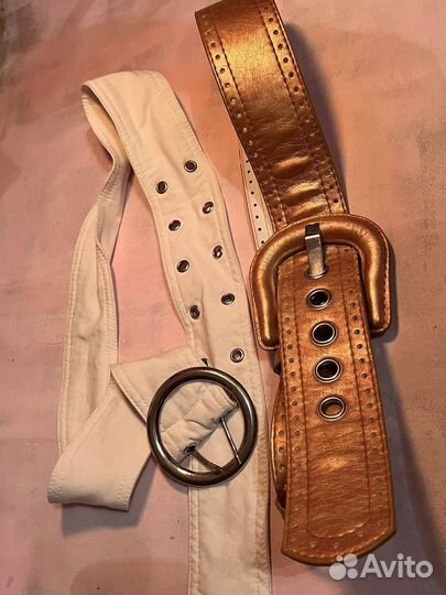 Широкие ремни винтаж