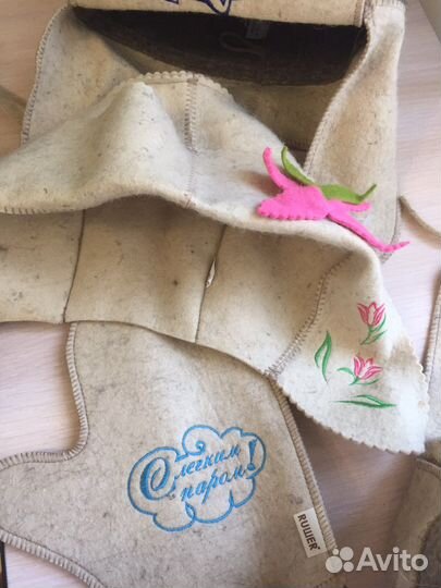 Шапки для бани и сауны новые