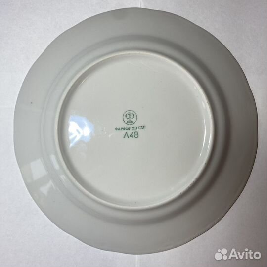Тарелки фарфоровые гдр