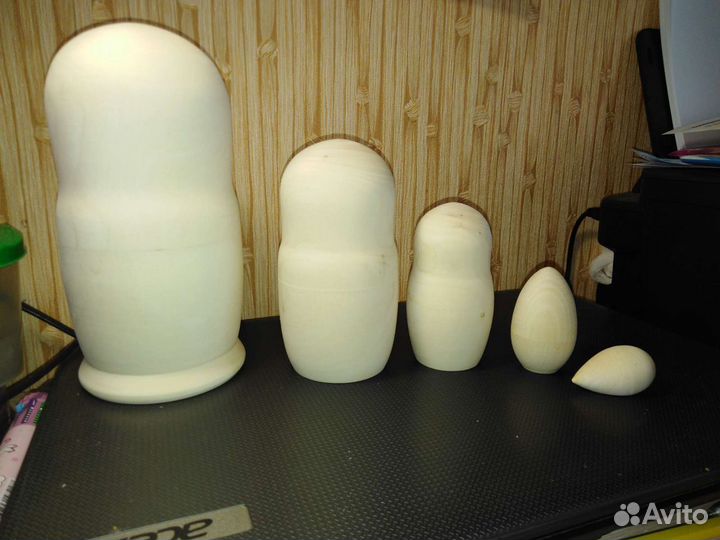 Деревянные заготовки матрешки - по сказкам