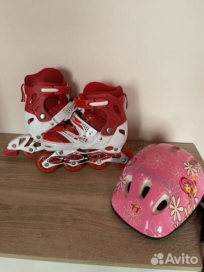 Роликовые коньки детские раздвижные