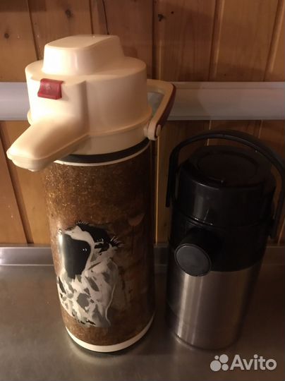 Термос с помпой