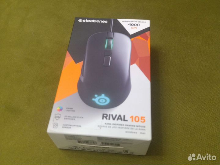Игровая мышь steelseries rival 105