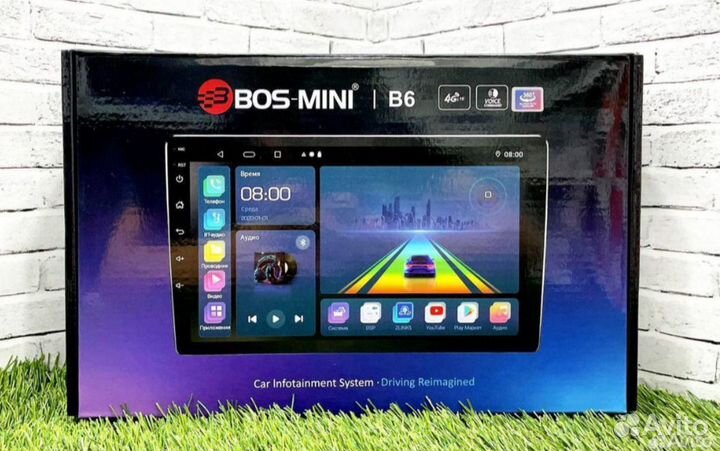 Магнитола bos-mini B6 4+64 Gb