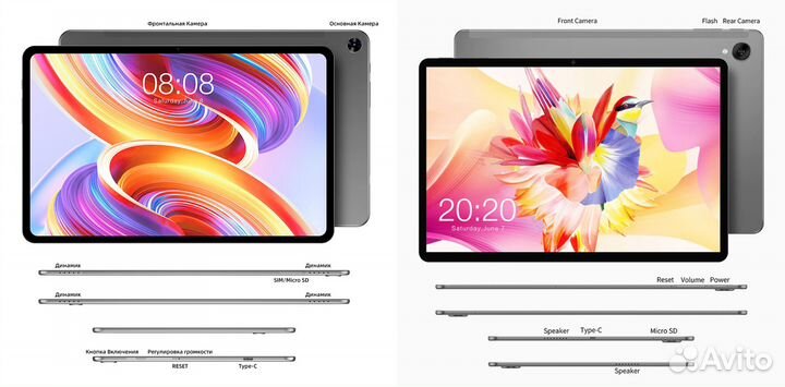 Планшет Teclast P30 air, 4/64 Гб, 10,1