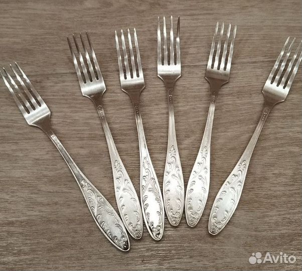 Ложки вилки мельхиоровые СССР