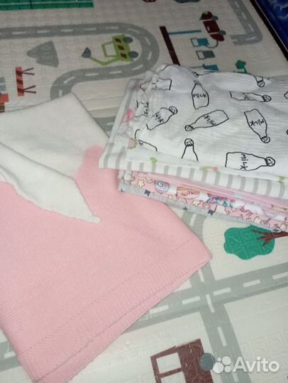 Плед и пеленки для малышки