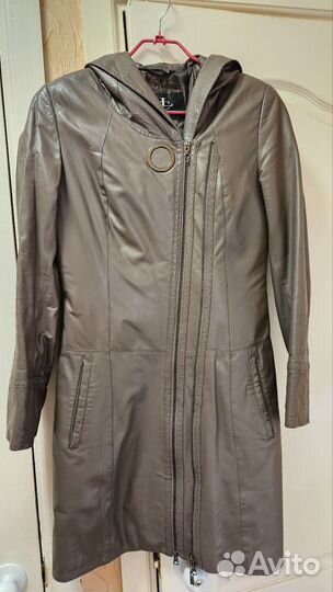 Кожаный плащ