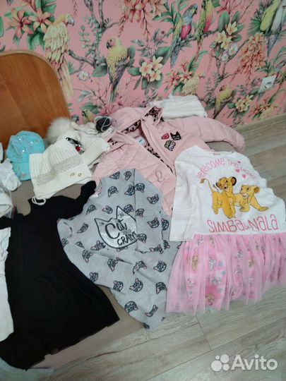 Вещи пакетом на девочку 3-5 лет