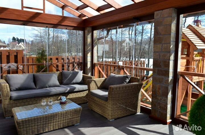 Остекление Безрамное раздвижной системой