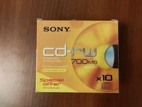 Диски Sony CD-RW 10шт