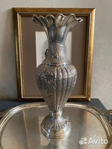 Старинная серебряная ваза 925 проба объявление продам