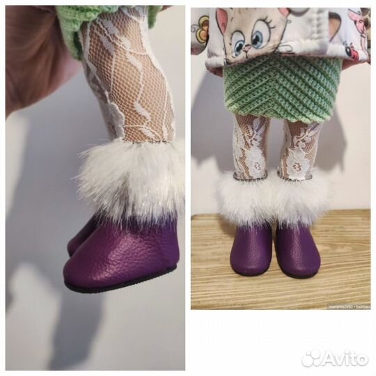 Лот для куклы Паола Рейна. Теплая одежда с обувью