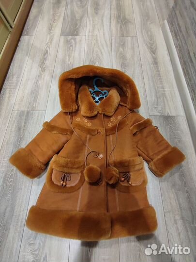 Дублёнка натуральная на девочку и Деми костюм