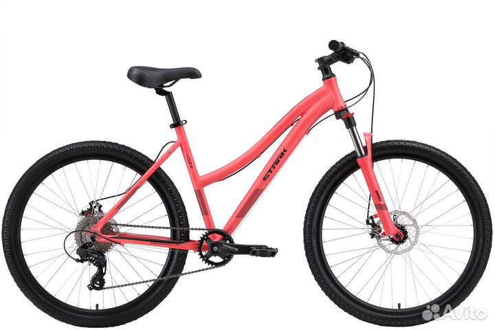 Велосипед Stark'24 Luna 26.2 D розовый/черный 16