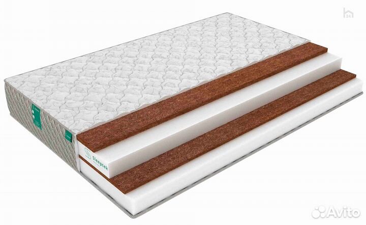 Матрас Sleeptek Total Cocos DoubleFoam 2000х2000х200