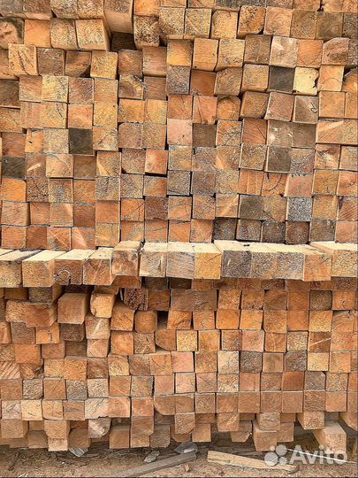 Брус обрезной 100 100 6м 2 сорт