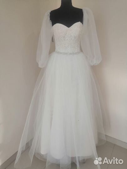 Свадебное платье 46