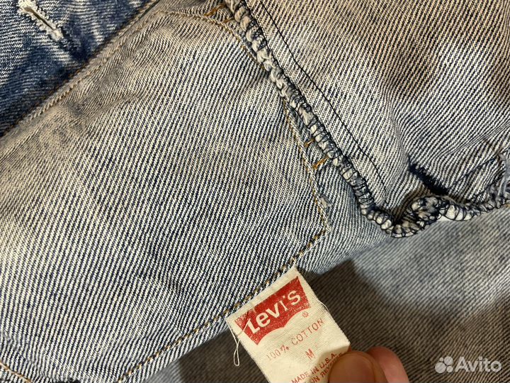 Джинсовая куртка levis винтаж