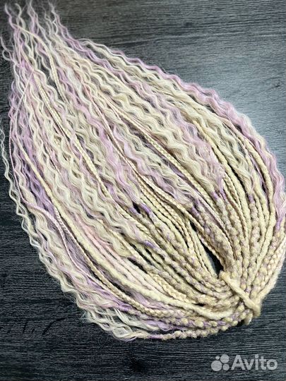 Комплект микс де дреды+де косы+де дредолоконы