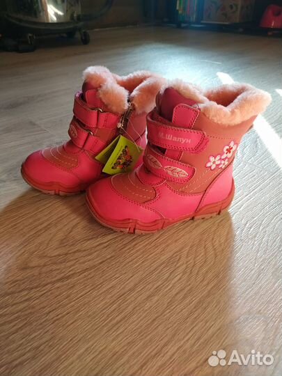 Сапоги для девочки зимние размер 23