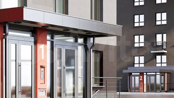 2-к. квартира, 43,6 м², 7/19 эт.