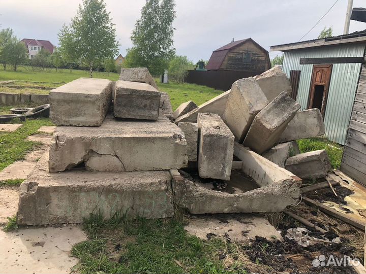 Блок фундаментные плиты дорожные