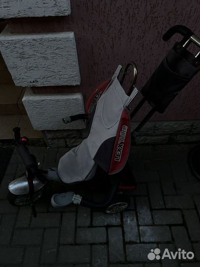Детский велосипед с ручкой lexx trike