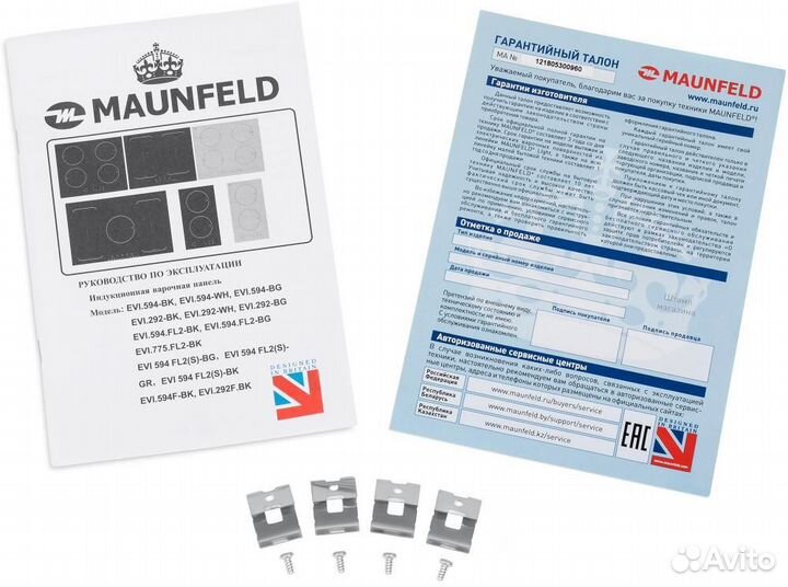Индукционная варочная панель maunfeld evsi594BK