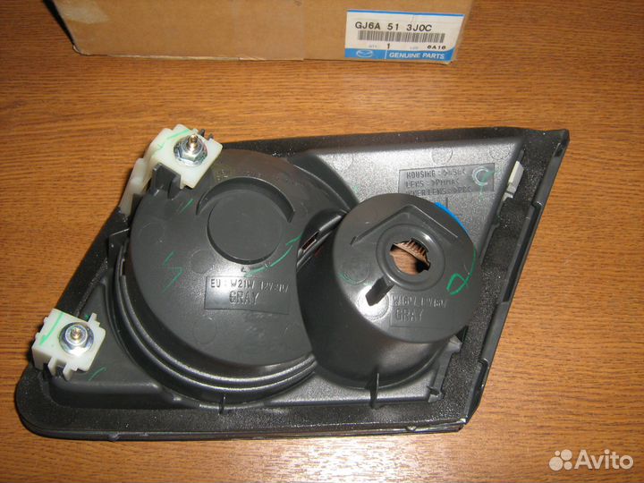 Mazda 6 Фонарь крышки багажника левый Новый