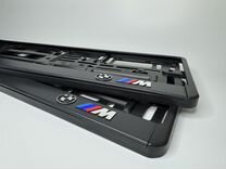 Рамки для гос номера BMW M комплект 2 шт