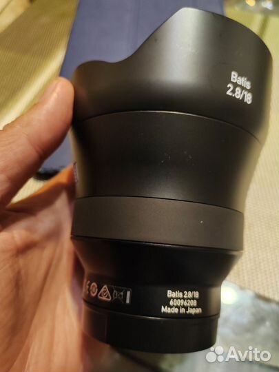 Carl Zeiss Batis 2.8/18 E для Sony E-Mount