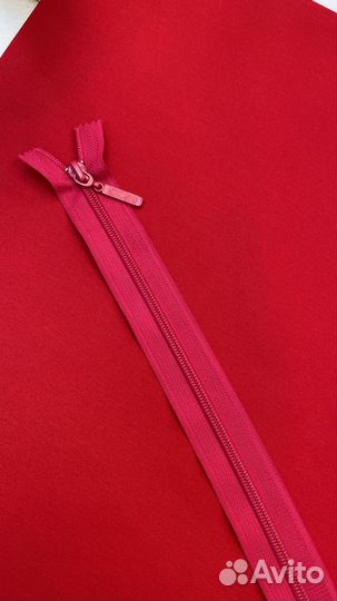 Молния спиральная красная