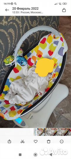 Детские электронные качели для новорожденных