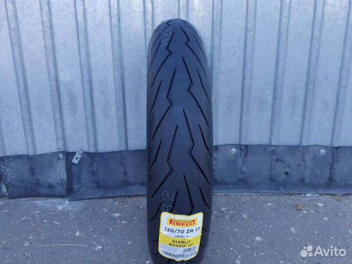 Мотошина 120 70 17 пирелли спорт