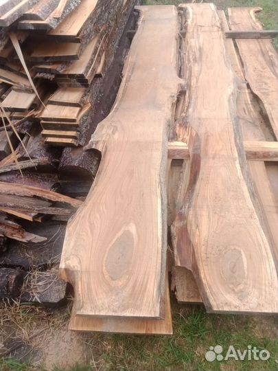 Доска дубовая необрезная