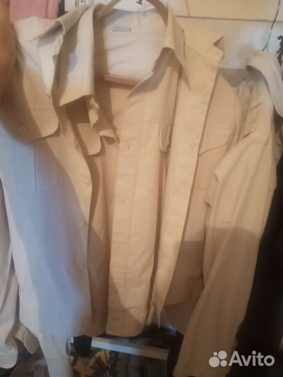 Рубашки кремовые